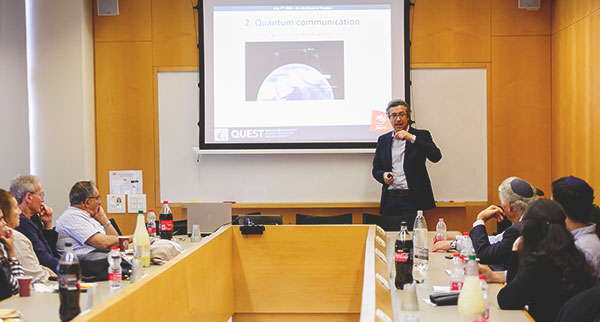 Prof. Emanuele Dalla Torre of the Department of Physics expounds upon the goals of the QUEST – Quantum Entanglement Center