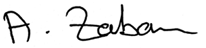 Arie Zaban signature