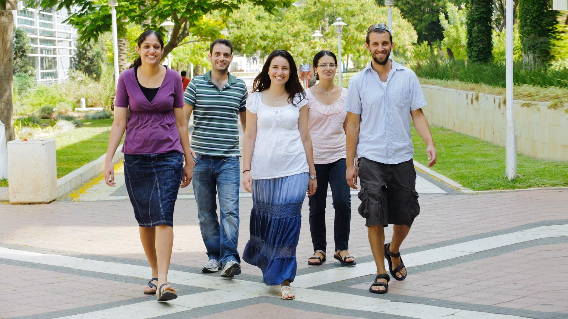 Bar-Ilan Students On Campus