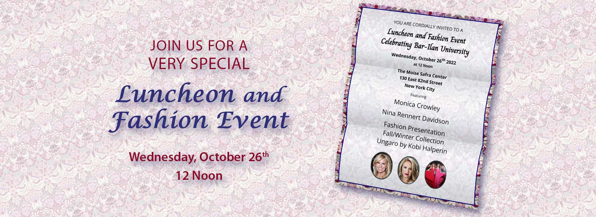 Join Us for a Luncheon and Fashion Event